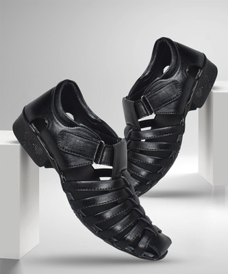 Flowers Life Men Casual(Black , 6)