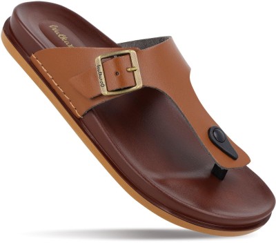 WALKAROO Men Sandals(Tan , 6)