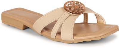 Jutta Women Flats(Off White , 6)