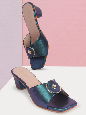Dressberry Women Heels(Blue , 3)
