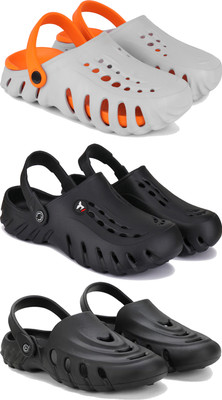 DRACKFOOT Men Clogs(Black , 6)