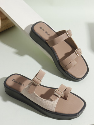 Retro Walk Women Flats(Beige , 7)