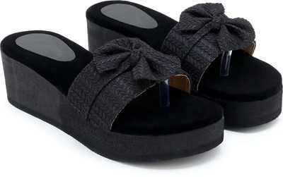 heighten Women Heels(Black , 8)