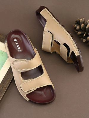 BIZORA Men Casual(Maroon , 10)