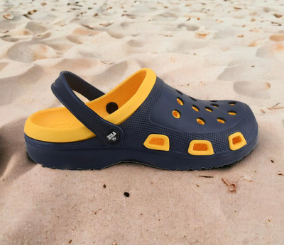 TRZ Men Clogs(Yellow , 8)