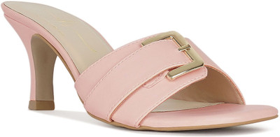 London Rag Women Heels(Pink , 4)