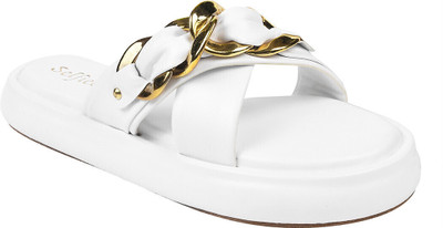 TRYME Women Heels(White , 3)