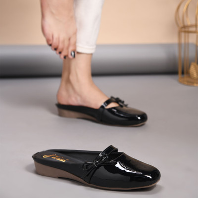jm looks Women Flats(Black , 7)