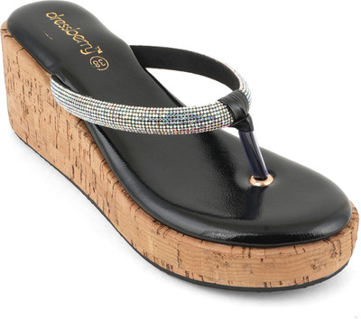 Dressberry Women Heels(Black , 4)