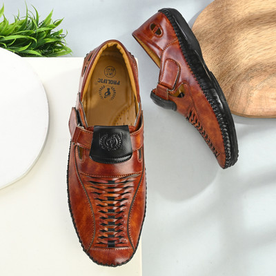 Prolific Men Sandals(Tan , 6)