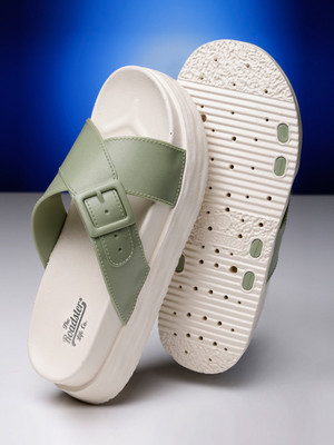 Roadster Women Heels(Green , 7)