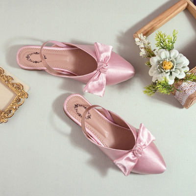 DUOSOFT |Premium Look|Non Slip Lightweight|Bellies for Women|Dailywear|Bellies Shoes| Women Bellies(Pink , 6)