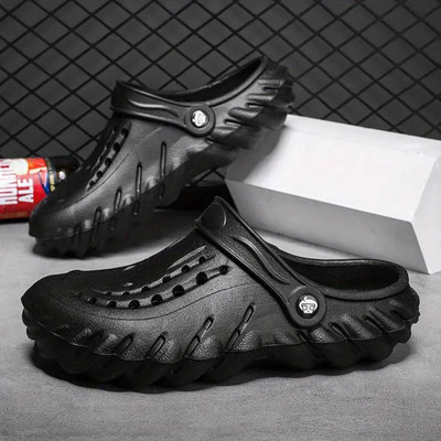 kosovo Men Clogs(Black , 9)