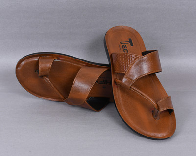 Techify Men Sandals(Tan , 10)