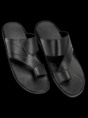 Buxton Men Sandals(Black , 7)