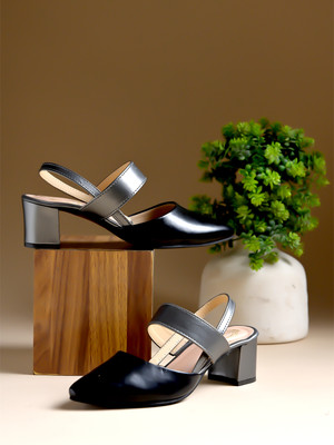 SHOETOPIA Women Heels(Black , 3)