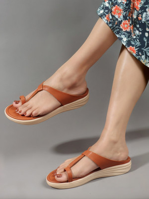 zaysoo Women Flats(Tan , 4)