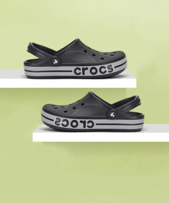 CROCS Baya Men Clogs(Black , 9)
