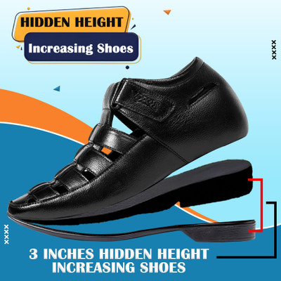YUVRATO BAXI Men Sandals(Black , 9)