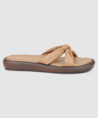 Inc.5 Women Flats(Beige , 5)
