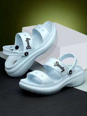asian Women Clogs(Blue , 4)