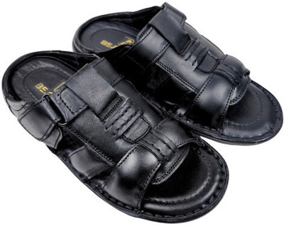 BESTUDS Men Sandals(Black , 6)