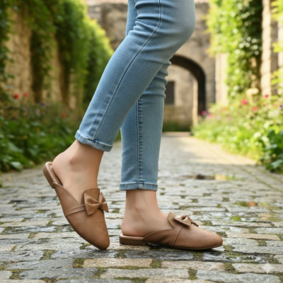 RAVIS Women Flats(Beige , 4)