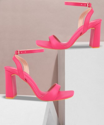 jm looks Women Pink Heels