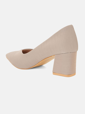 CHEMISTRY Women Heels(Grey , 6)