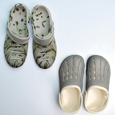 Monrav Men Clogs(Multicolor, Grey , 7)