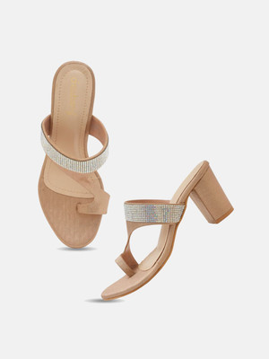 Dressberry Women Heels(Beige , 3)