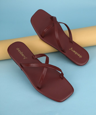 Dressberry Women Flats(Red , 4)