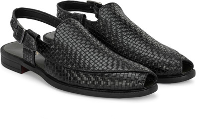 House of Pataudi Men Casual(Black , 9)