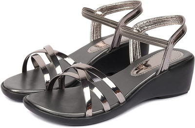 Kajmi Women Heels(Black , 4)