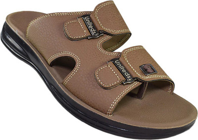 UNITEDS PU Men Sandals(Tan , 10)