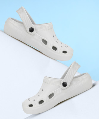 BERSACHE Men Clogs(Grey , 10)