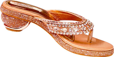 Rivelle Women Heels(Copper , 7)
