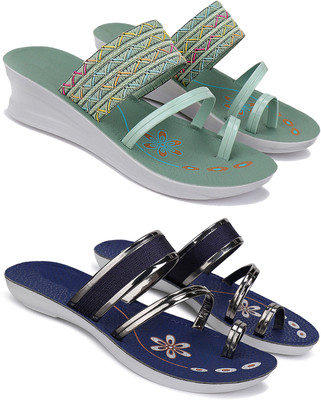 BERSACHE Women Flats(Multicolor , 7)