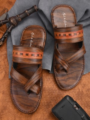 Mast & Harbour Men Sandals(Brown , 10)