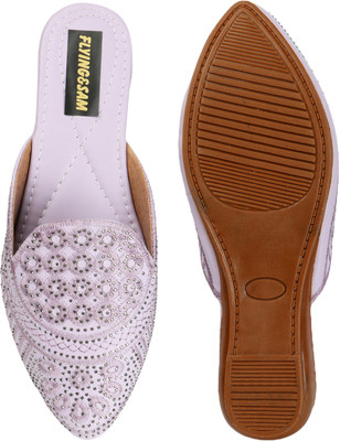 FLYING&SAM Women Flats(Purple , 3)