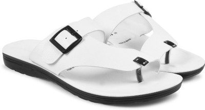 SUPERMET Men Sandals(White , 8)