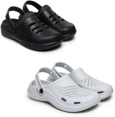 Trottis Men Sandals(Black, Grey , 9)