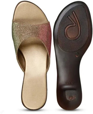 Dipyo Women Heels(Copper , 4)