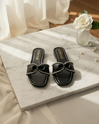 TERRATOES Women Flats(Black , 6)