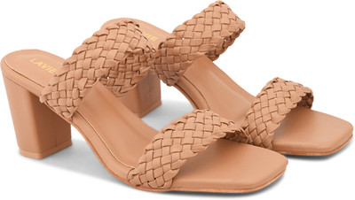 LAVIE Women Heels(Beige , 6)