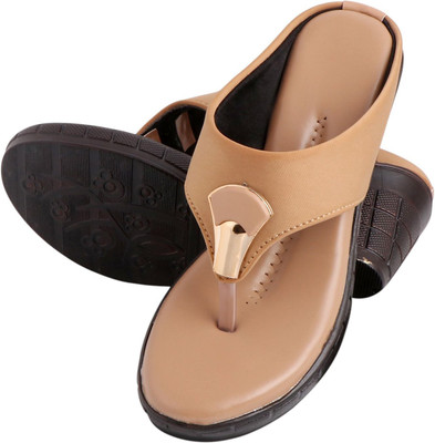 ACKNEW Women Heels(Beige , 8)