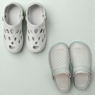 Monrav Men Clogs(Off White, Off White , 8)