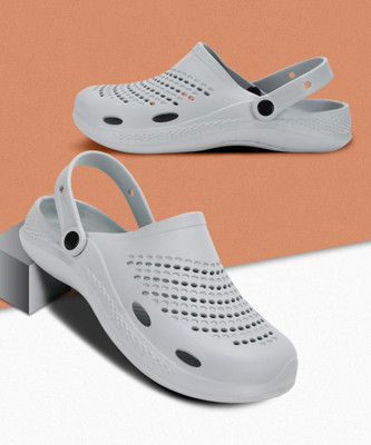 Paragon A1K10918G Clogs For Men | Water Resistant | Ultra Soft | Durable , Lightweight Men Sandals(Grey , 8)