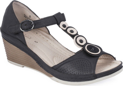 Khadim's Women Heels(Black , 5)