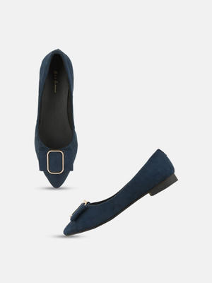 Mast & Harbour Women Flats(Blue , 8)